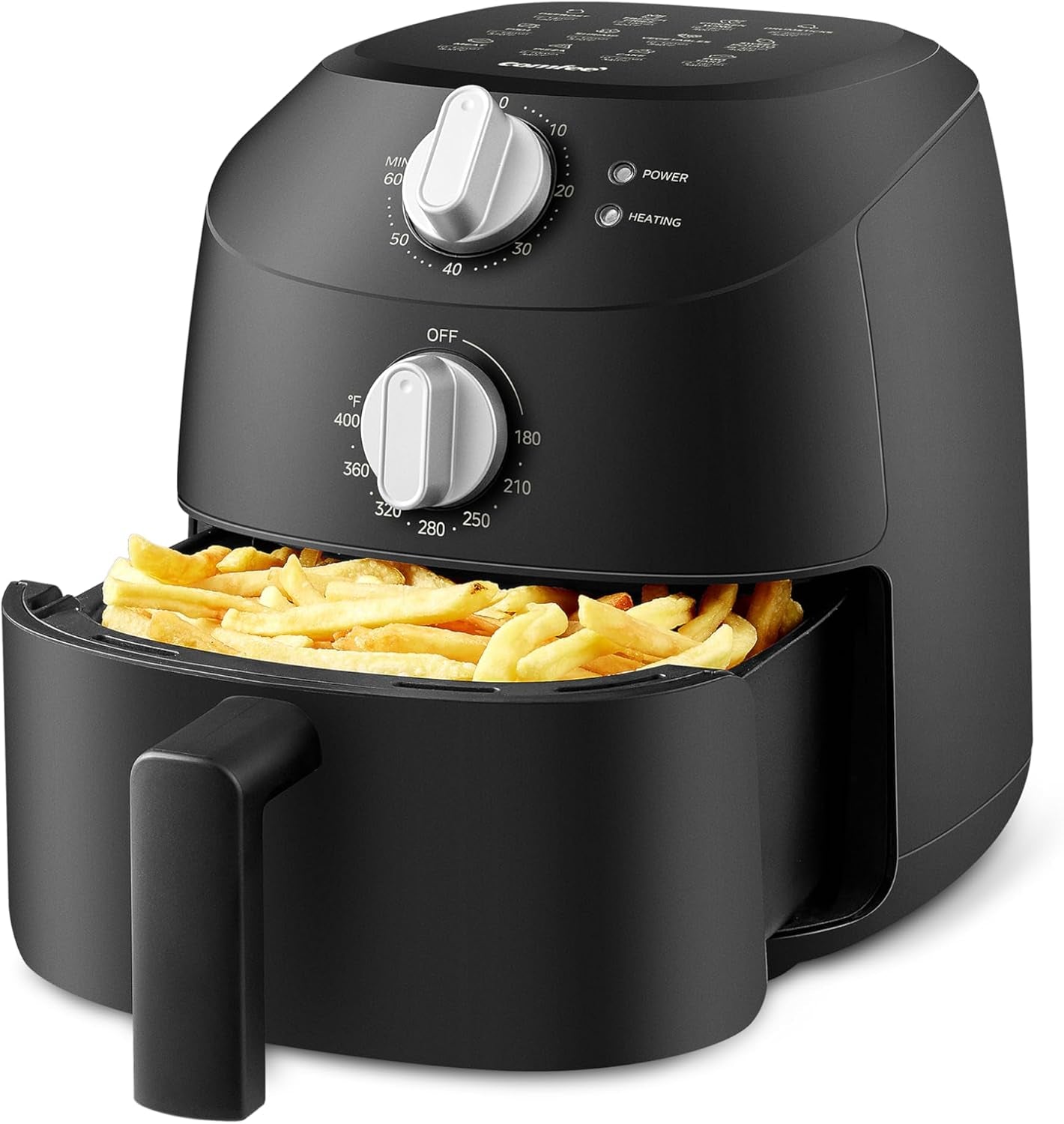 Midea Heißluftfritteuse 2L, 1150W Airfryer, ölfrei, Heißluftfritteuse, automatische Abschaltfunktion Haushaltsgeräte Naty Shop 2L