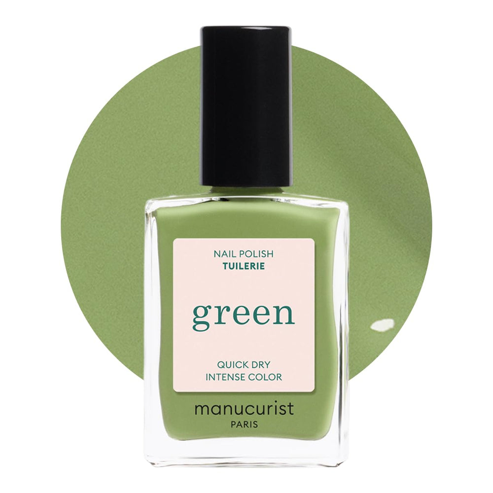 Manucurist Green – Rosy Beige Shell Beige Nagellack – Schnell trocknender Nagellack – DIY-Nägel – Vegan 12-Free – Pflanzenbasiert – Nagellack – Hergestellt in Frankreich