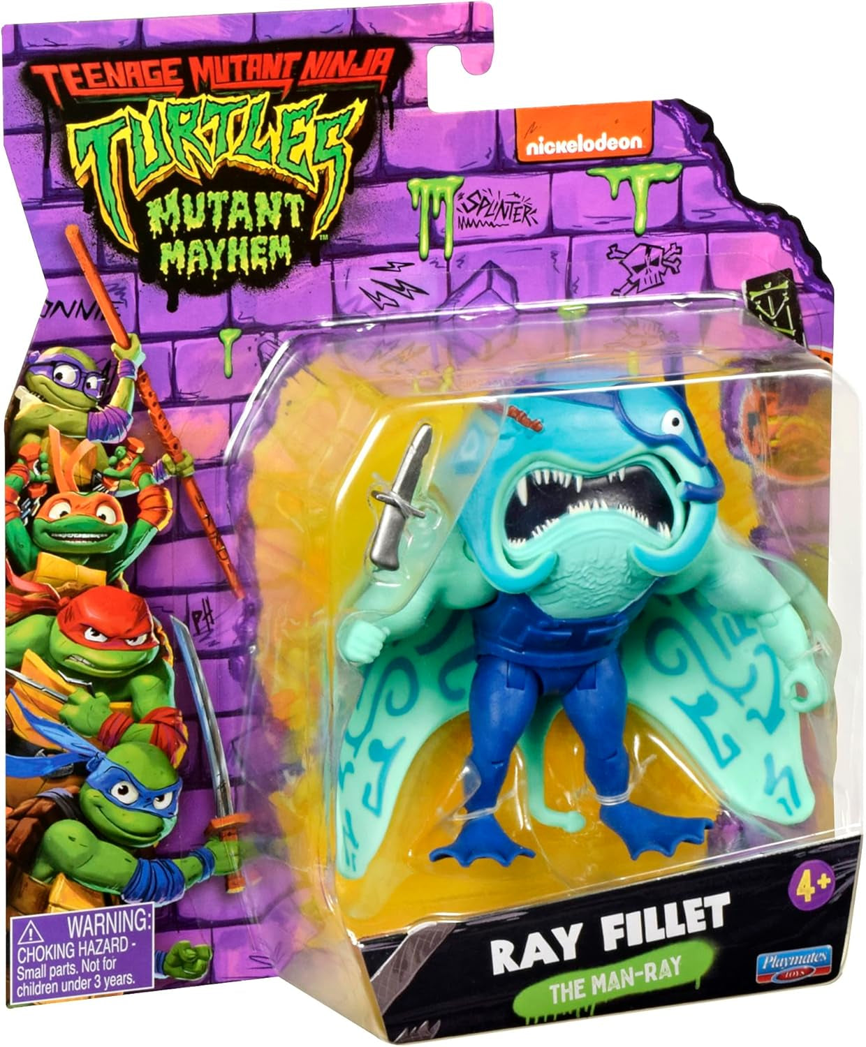 TEENAGE MUTANT NINJA Turtles – Basisfigur Ray Fillet Actionfiguren Naty Shop