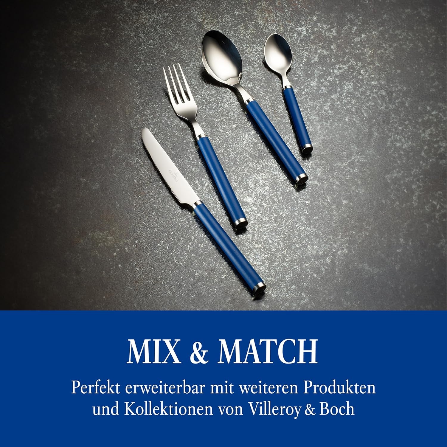 Villeroy & Boch - Spielen! Blue Ocean Besteck, 30-teiliges Set Kitchen Naty Shop