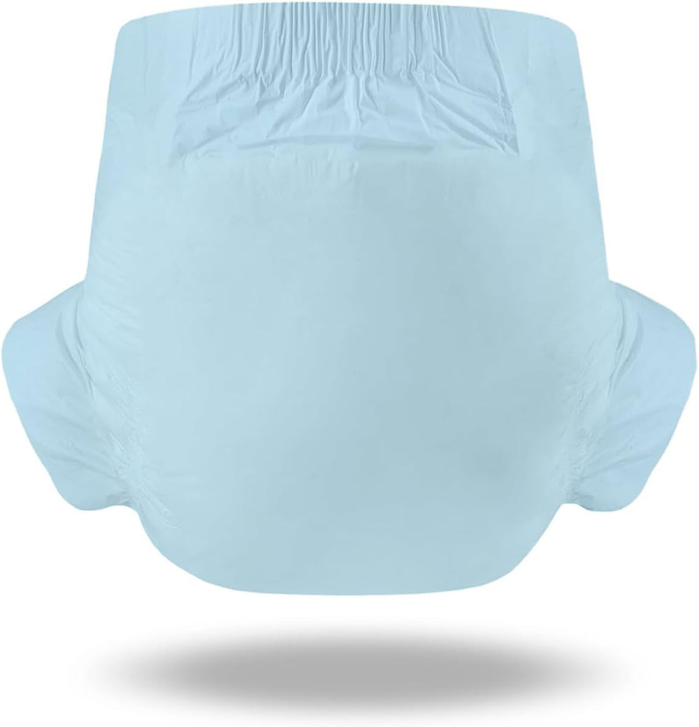Scutece pentru adulți CutiePlusU, suprafață uscată, absorbție maximă peste noapte, scutec de incontinență de unică folosință – albastru, 2 bucăți (medii 71-96 cm)