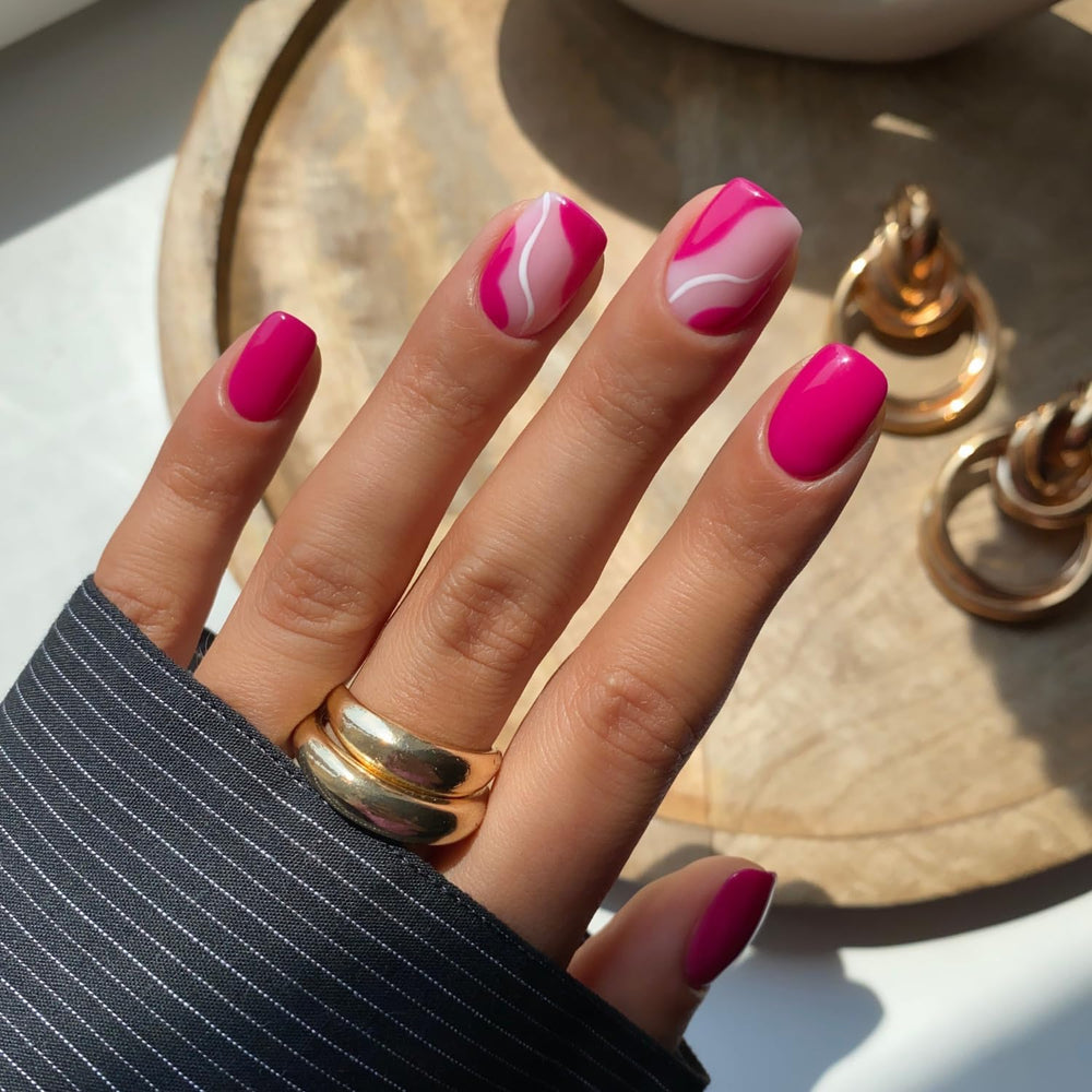 UV-Nagellack Semilac Hybrid 436 Kraftvolles Burgunderrot, 7 ml, Even Better Together-Kollektion