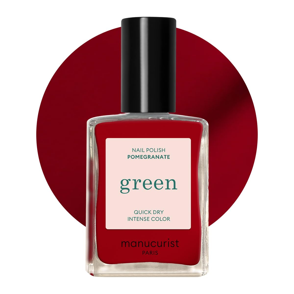 Manucurist Green – Rosy Beige Shell Beige Nagellack – Schnell trocknender Nagellack – DIY-Nägel – Vegan 12-Free – Pflanzenbasiert – Nagellack – Hergestellt in Frankreich