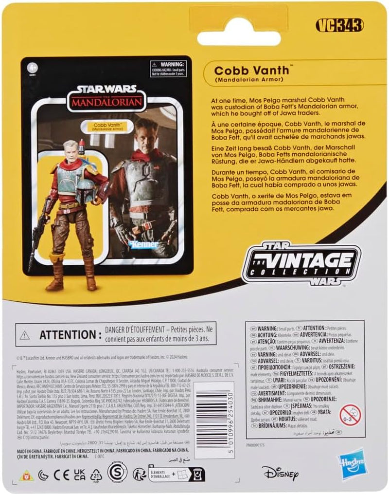 Star Wars Vintage Collection Cobb Vanth (Mandalorianer-Rüstung), Deluxe Zu Mandalorianer-Actionfigur, Maßstab 9,5 cm. Actionfiguren Naty Shop