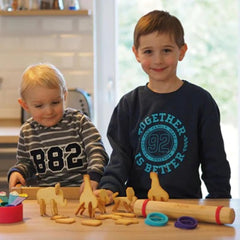Chefclub Kids - Forme de biscuiți 3D Safari – Creați biscuiți originali cu copiii dumneavoastră – Leu, Elefant, Girafă