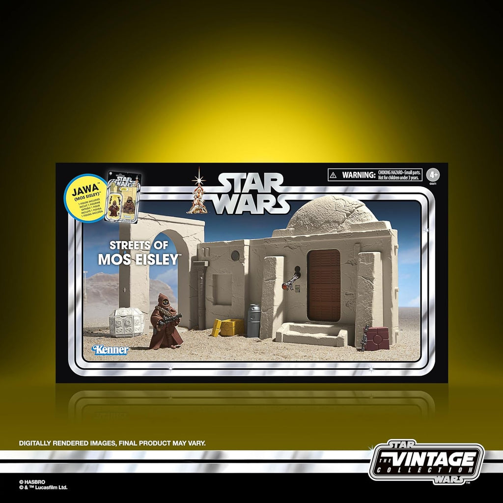 Star Wars Colecția Vintage Străzile din Mos Eisley, Star Wars: O nouă speranță Set de figuri de acțiune (scara figurii 9,5 cm) Action figures Naty Shop
