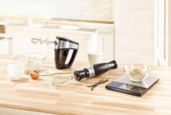 Grundig HM 5040 Premium-Handmixer (300 Watt), Schwarz-Silber Naty Shop