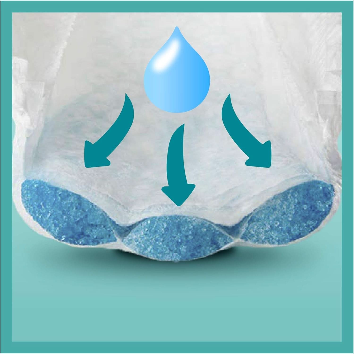 Pampers (klassische Version), Windeln für Babys Größe 4+ (10-15 kg), 100 Stück Mutter und Kind Naty Shop