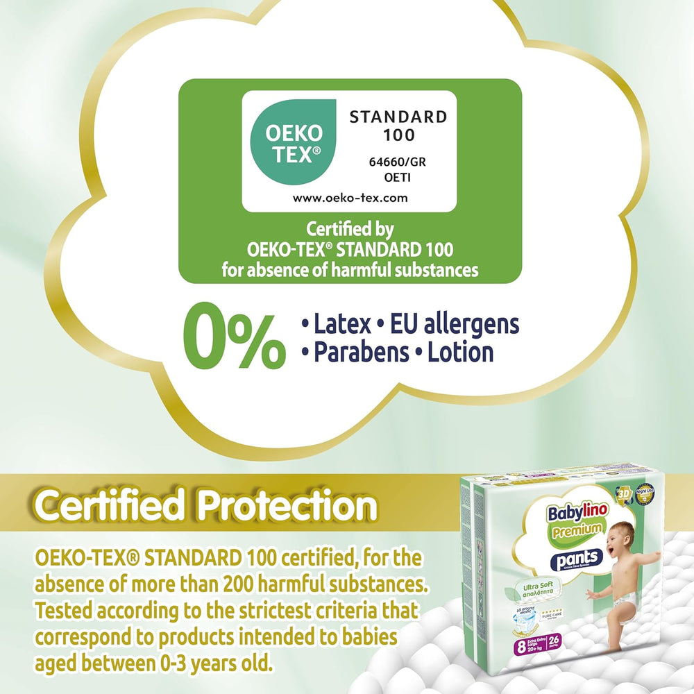 Premium-Hose Größe 8 mit Ultra-Soft-Filter, XXL (20+ kg), 104 Stück