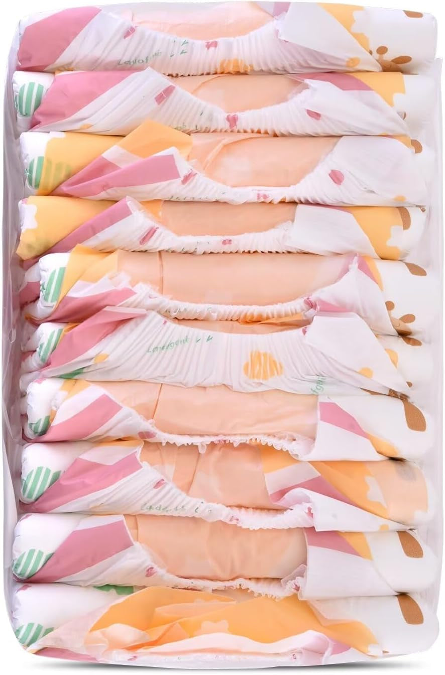 Landofgenie Slip-On-Windeln für Erwachsene für die Nacht, 10 Stück