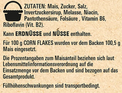 Nestlé Cereals Cornflakes, klassische Cornflakes, glutenfrei, 1er Pack (1 x 375 g)