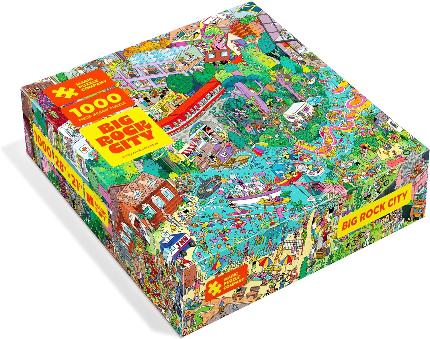 Big Rockstadt - Puzzle de 1000 de piese de la The Magic Puzzle Company - Seria patru Puzzle Naty Shop Titlu implicit