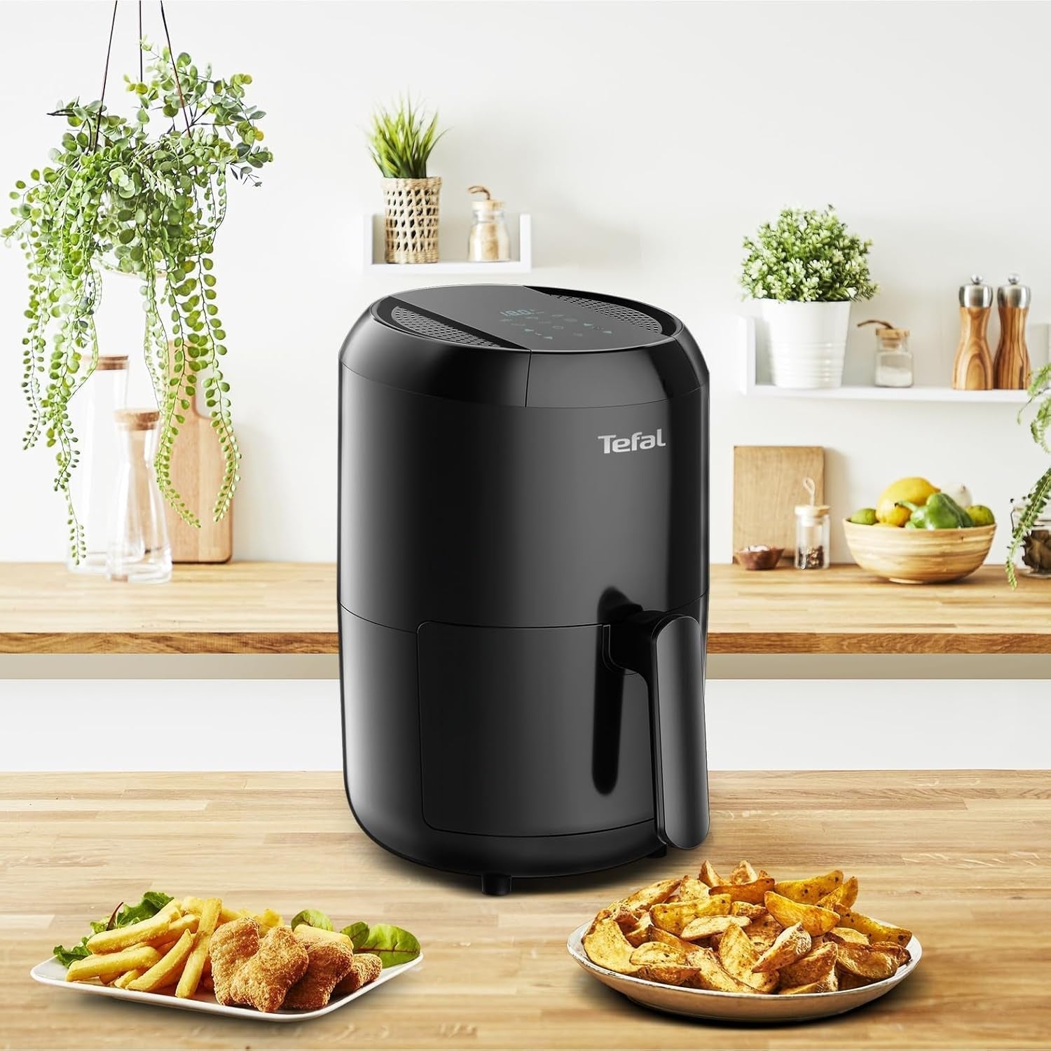 Tefal EY3018 Easy Fry Kompakte Heißluftfritteuse, 1,6 l, 6 Kochprogramme Haushaltsgeräte Naty Shop