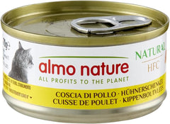 Almo Nature HFC Hrană umedă naturală pentru pisici - Rețete asortate cu pui - 6 x 70g