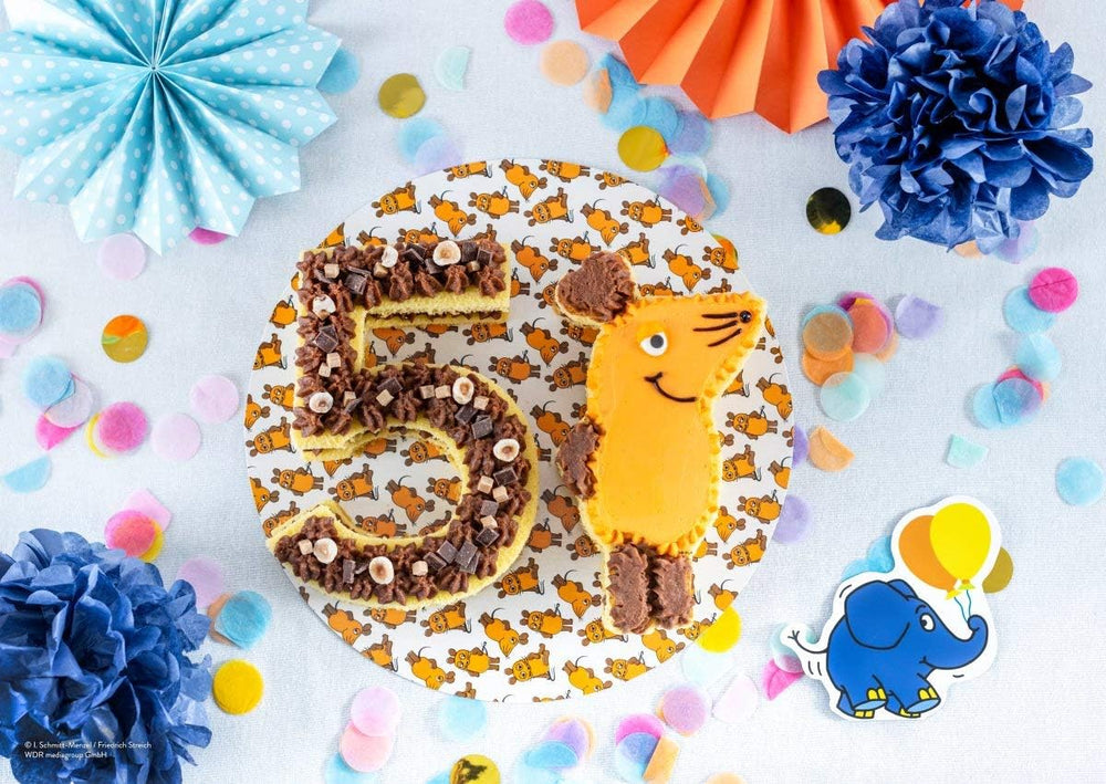 Dr. Oetker „Mouse Giant Cookie Cutter” Șoricelul, formă de biscuiți din oțel inoxidabil de înaltă calitate, cadru de copt pentru decuparea formelor, cadru pentru umplerea straturilor de prăjituri mici de șoricel (culoare: argintiu)