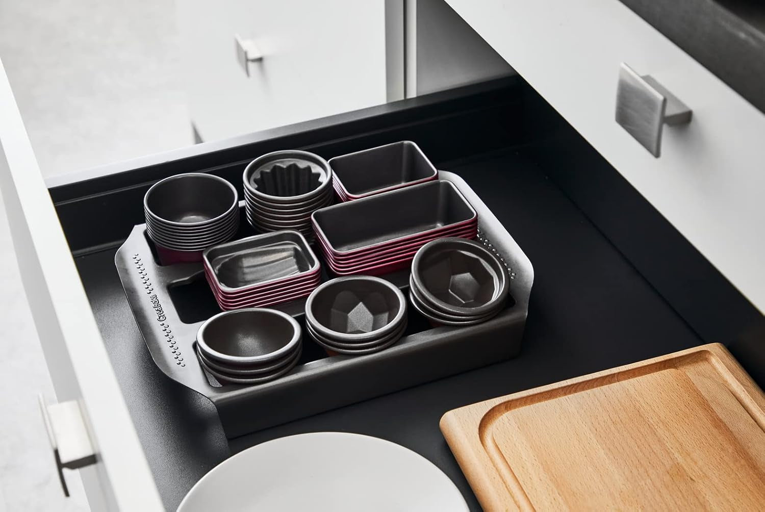 Tefal Creabake J3040104 Kuchenform, 9 Mulden, Antihaftbeschichtung, Austauschbar, Perfektes Backen, Kreative Und Leckere Rezepte, Nicht Compaible Mit Cake Factory, Creabake Formen und Backbleche Naty Shop