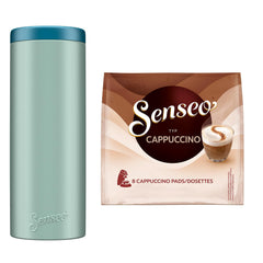 Pads Cappuccino, 10 x 8 Getränke, 80 Kaffee Pads, inklusive  Pad Dose