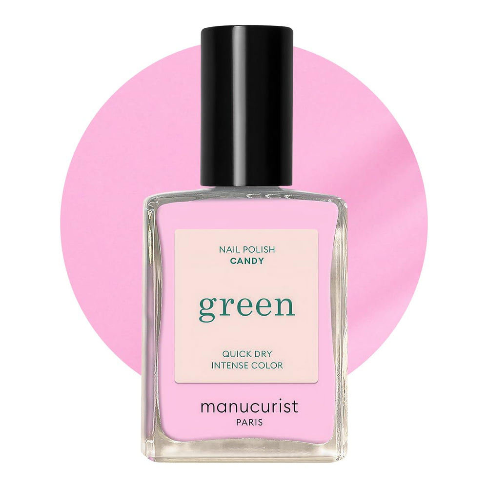 Manucurist Green – Rosy Beige Shell Beige Nagellack – Schnell trocknender Nagellack – DIY-Nägel – Vegan 12-Free – Pflanzenbasiert – Nagellack – Hergestellt in Frankreich
