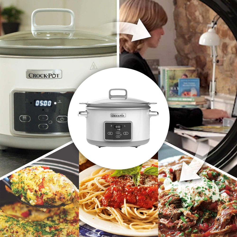 Crock-Pot Digital Slow Cooker Saute Slow Cooker mit Duraceramic 5 Liter, CSC026X Slow Cooker Naty Shop