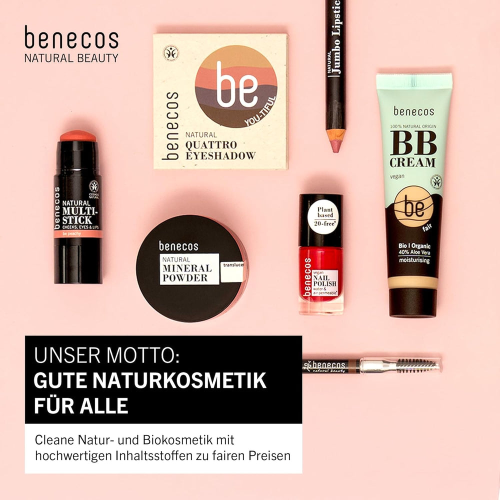 Benecos 20-Free veganer Nagellack oh lala – pflanzlicher Nagellack – schnell trocknend und langlebig – wasserdurchlässig – angereichert mit Biotin – 5 ml