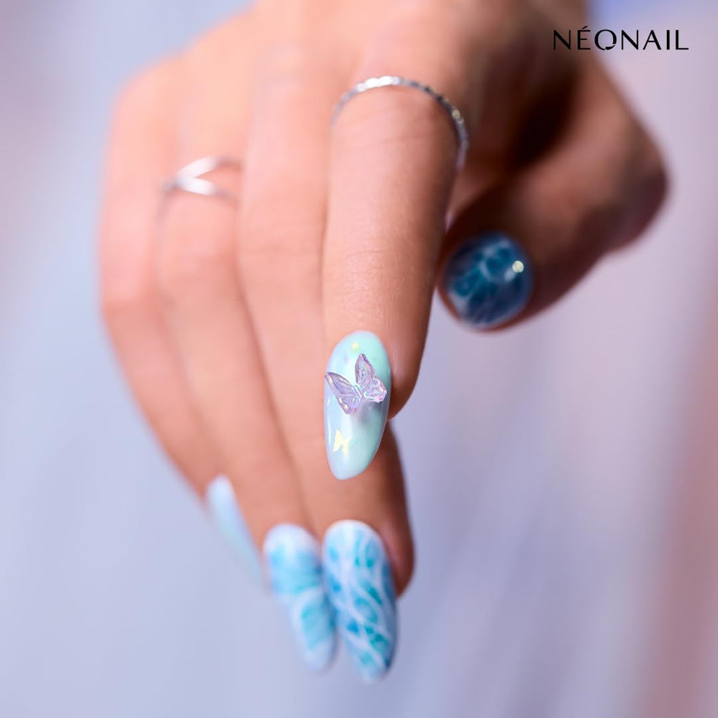 NÉONAIL Nageldekoration 3D Nail Art Schmetterlinge - Nail Charms - Nägel Selber Machen - Nails - Nageldesign Accessories - Nailart - Nail Art Zubehör - Nagel Deko - Nagelschmuck - Mehrfarbig