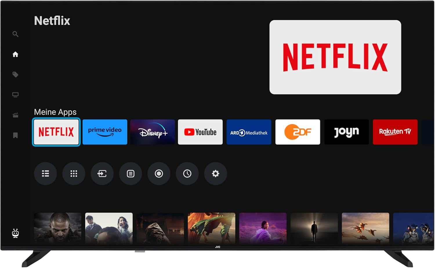 Televizor inteligent JVC de 32 de inci, cu tehnologie TiVo (Full HD, HDR, tuner triplu, 6 luni HD+ inclus) LT-32VF5355W