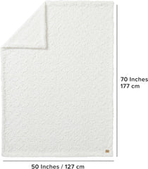 UGG Adalee 10483 Überwurfdecke aus weichem Kunstfell, wendbar, luxuriös, gemütlich, flauschig, flauschig, Hotelstil, Boho, Heimdekoration, weiche, luxuriöse, bequeme Decken für Couch, 178 x 127 cm, UGG-Betten und Decken