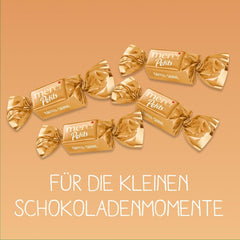 Merci Petits Kaffeecreme – 12 x 125 g – kleine weiße Schokoladenpralinen auf feiner Schokolade mit Kaffeecreme – einzeln verpackte Schokoladenpralinen