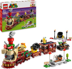 LEGO Super Mario Express Bowser Train Kinder-Abenteuerspielset mit Hammer Brother 2 Gumbas und 2 Parapunctures Nintendo-Geschenk für Jungen-Mädchen-Gamer 71437 Bausets Besuche den LEGO-Store Default Title