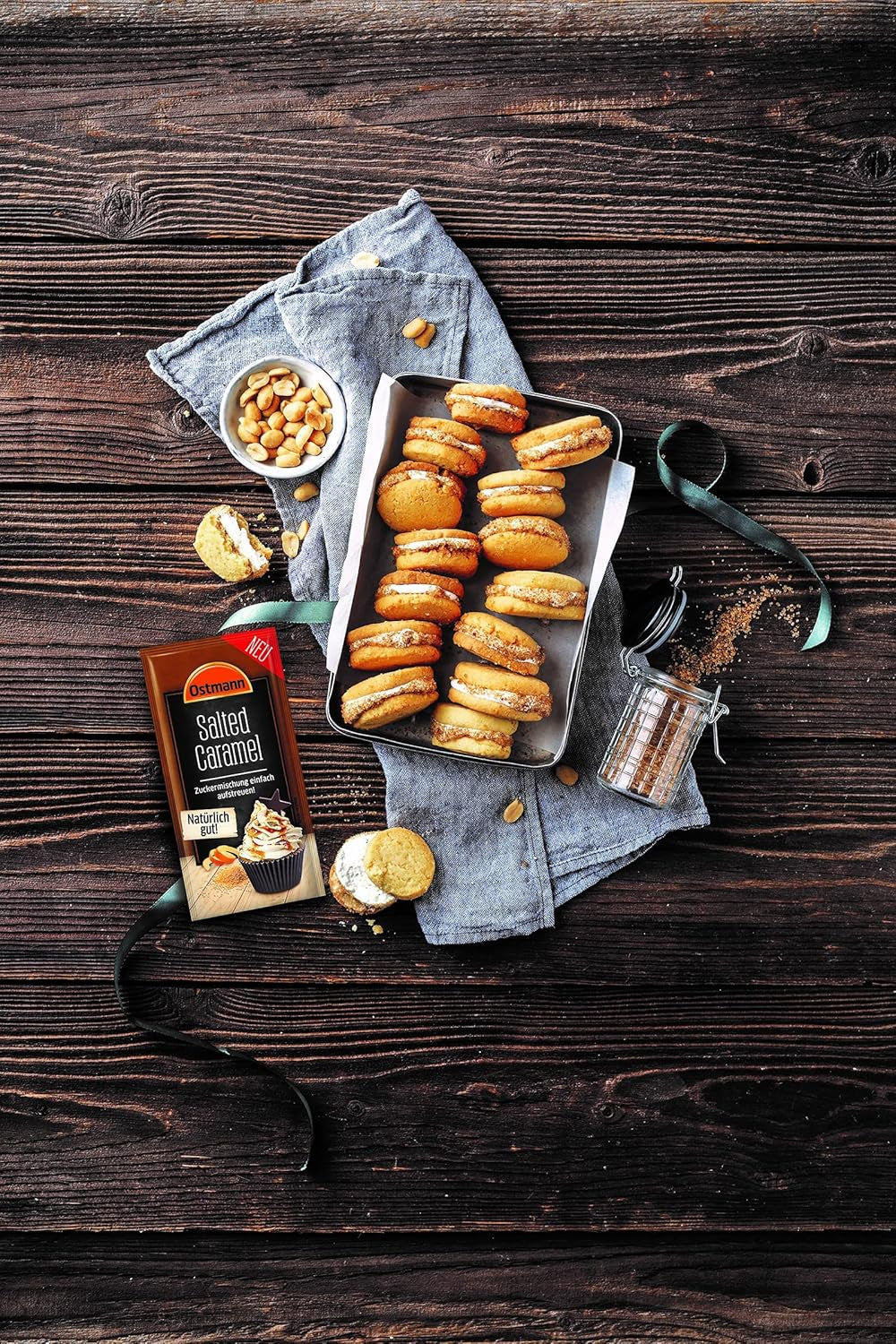 Ostmann Gewürze – Salted Caramel Zuckermischung, süß-salzige Mischung für Kekse, Gebäck und Desserts, 30 g im Beutel