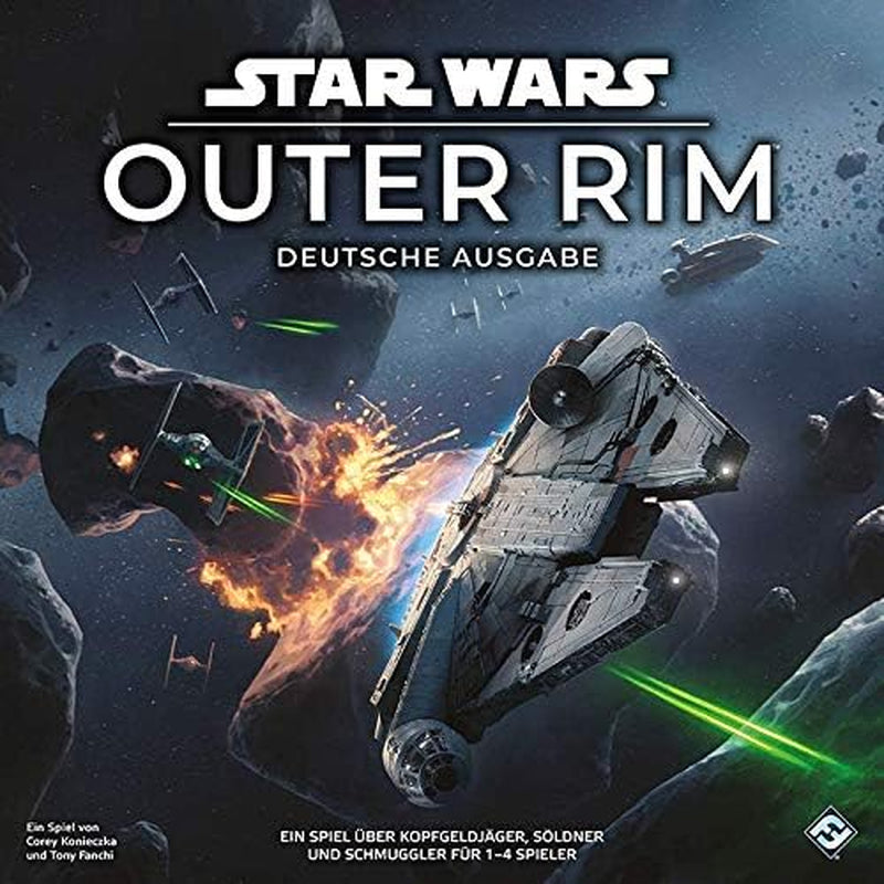 Fantasy Flight Games, Star Wars: Outer Rim, Expertenspiel, Brettspiel, 1-4 Spieler, Ab 14+ Jahren, 120+ Minuten, Deutsch