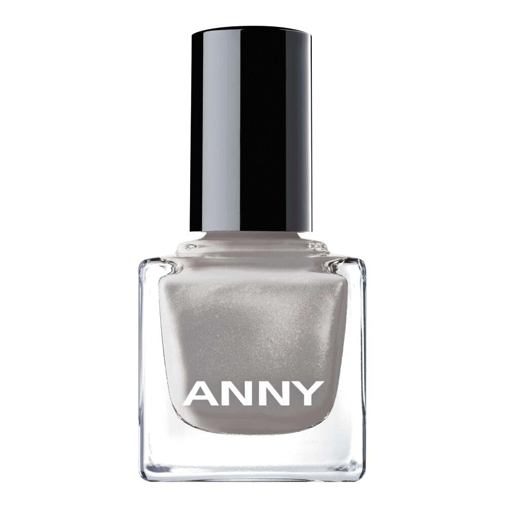 ANNY Nagellack – hochwertiger Farb-Nagellack mit langanhaltendem Glanz, splitterfest und schnell trocknend, Farbe: künstlerischer Stil – kühles Grau – 15 ml