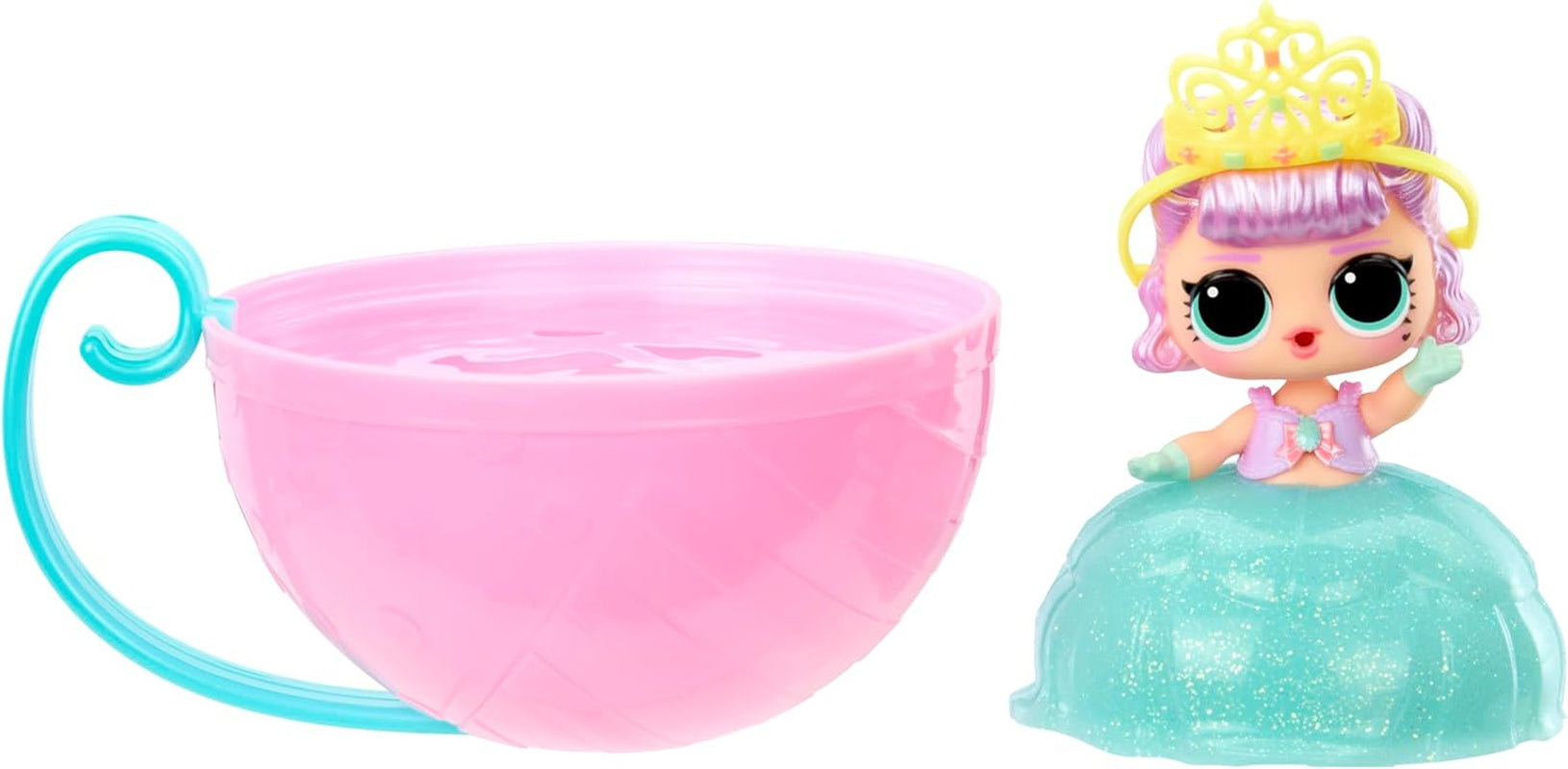 L.O.L. Surprise! Princess Tots - Enthält 1 Puppe, Blindverpackung, mit 2 Farben zum Kreieren eines Prinzessinnen-Kleides, 8 Puppen zum Sammeln