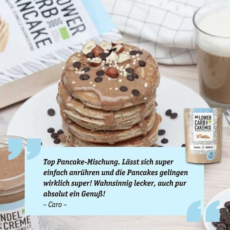 LOWER-CARB-VANILLE-KUCHENMISCHUNG – biologische, glutenfreie Kuchen- oder Pfannkuchenmischung, reich an Protein Naty Shop Kitchen