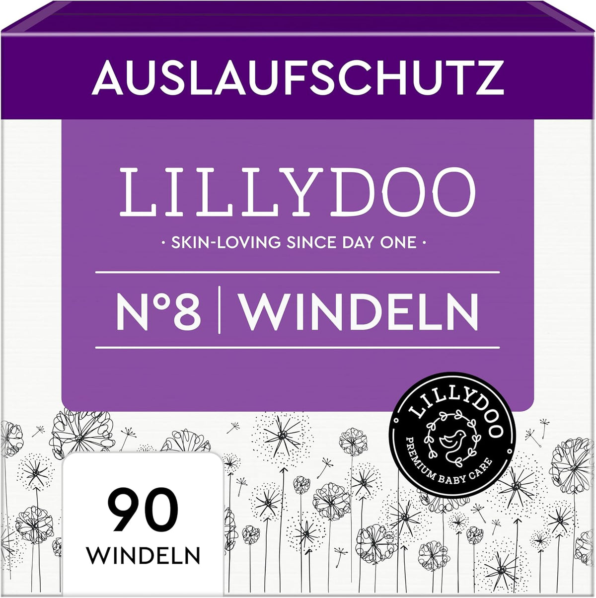 LILLYDOO Babywindeln hautfreundlich – Größe 3 (6–10 kg), 29 Stück, zuverlässiger Auslaufschutz, weich, parfümfrei und ohne Lotion für empfindliche Haut, dermatologisch getestet
