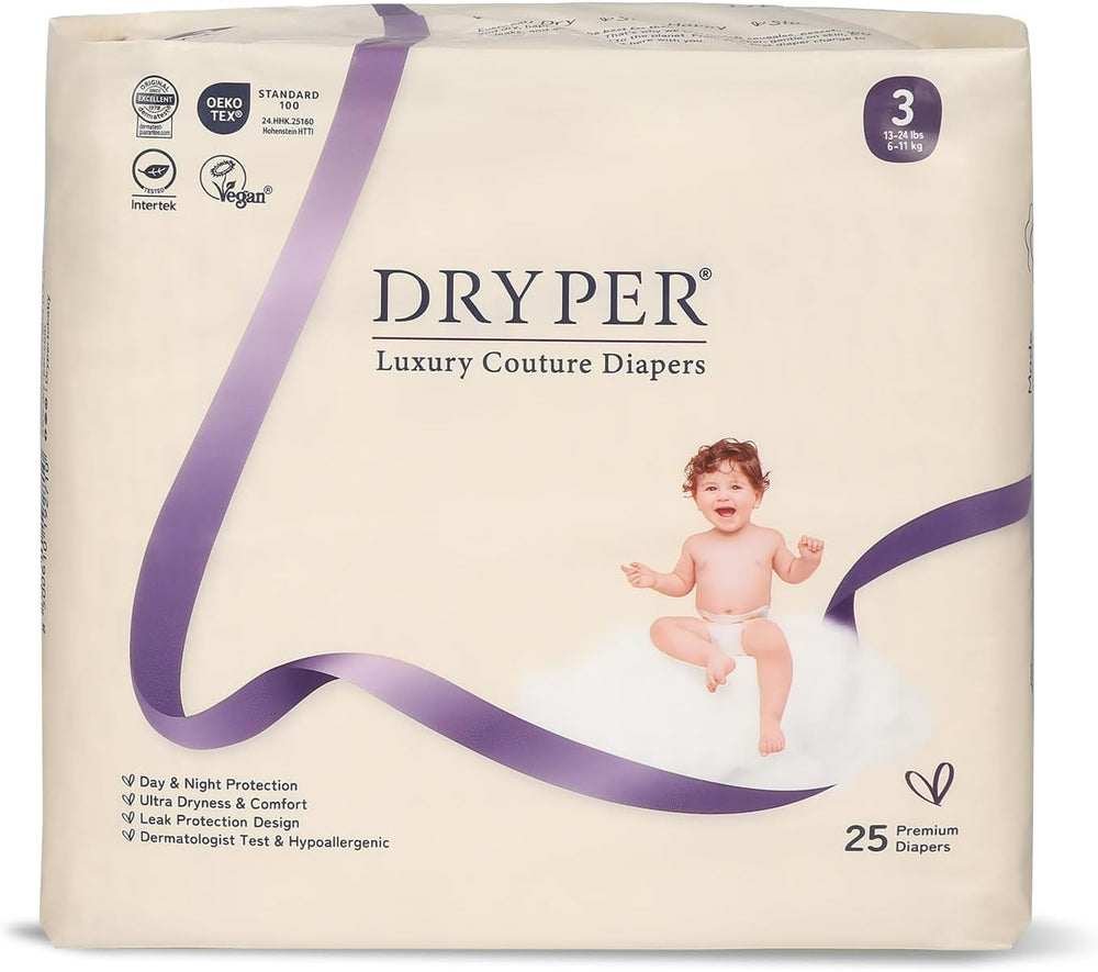 Babywindeln Größe 4 (10–15 kg), ultradünn, weich und hypoallergen für empfindliche Haut, 3D-Auslaufschutz, Nässeindikator, 138 Premium-Tag- und Nachtwindeln