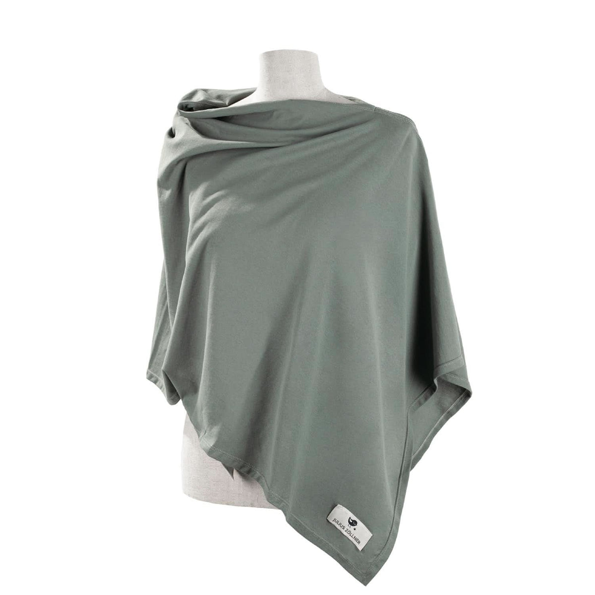 Julius Zöllner Stilltuch Aus 100 Prozent Jersey-Baumwolle, OEKO-TEX STANDARD 100, Made in Germany, Uni Tan Accessoires Essen und Stillen Baby Naty Shop Uni Basil