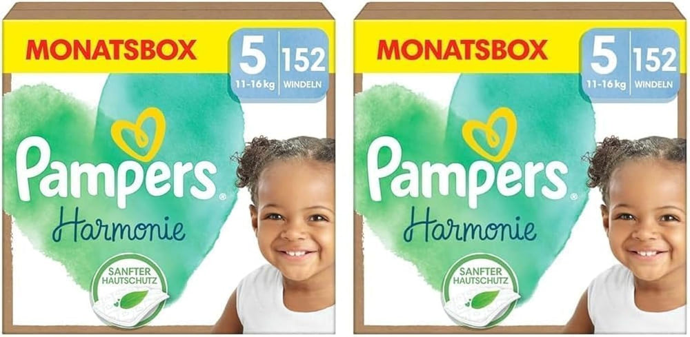 Virtuelles Paket: Harmony Größe 1 und Aqua Wet Wipes