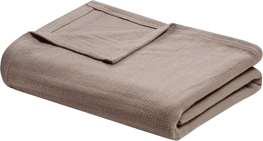 Madison Park Freshspun Wicker Cotton Decke Twin Graue Betten und Decken Madison Park Khaki Twin