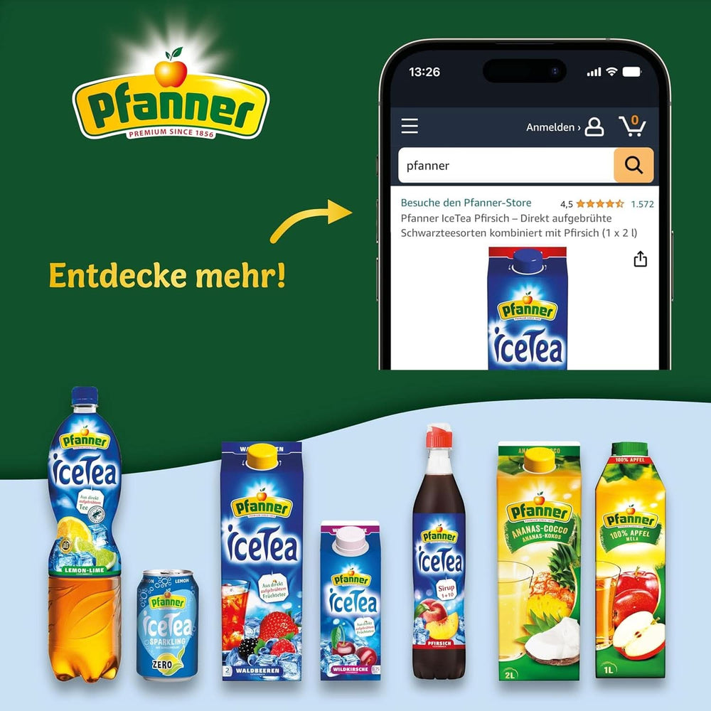 Pfanner Kokoswasser Drink (8 x 500 ml) – Kokoswasser ohne Zucker Naty Shop