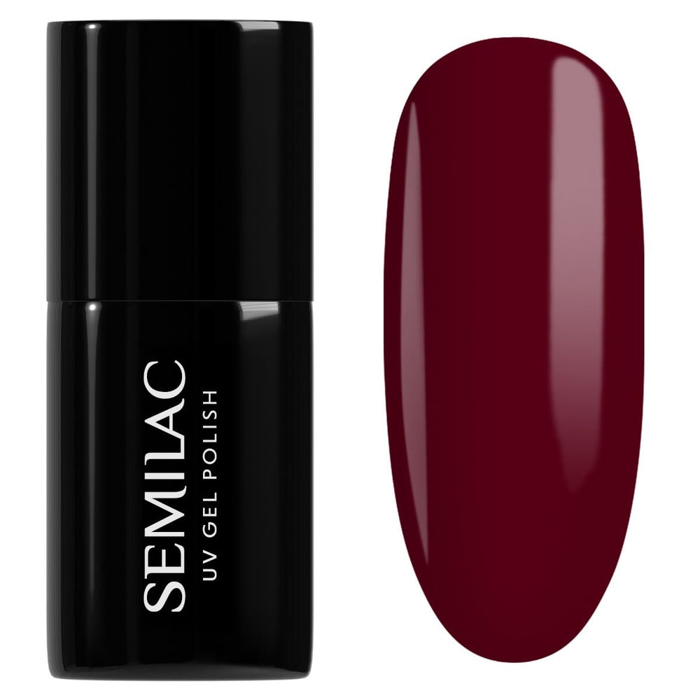 Semilac UV Nagellack Hybrid 404 Black Beans Muffin 7ml Kollektion Tastes of Fall