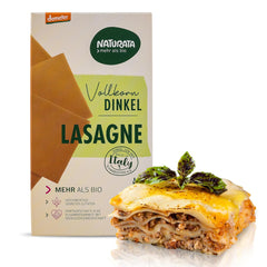 Bio-Dinkel-Lasagneblätter, 250g | Demeterzauber von der Schwäbischen Alb | Zarter Nussgeschmack für Lasagne und Aufläufe