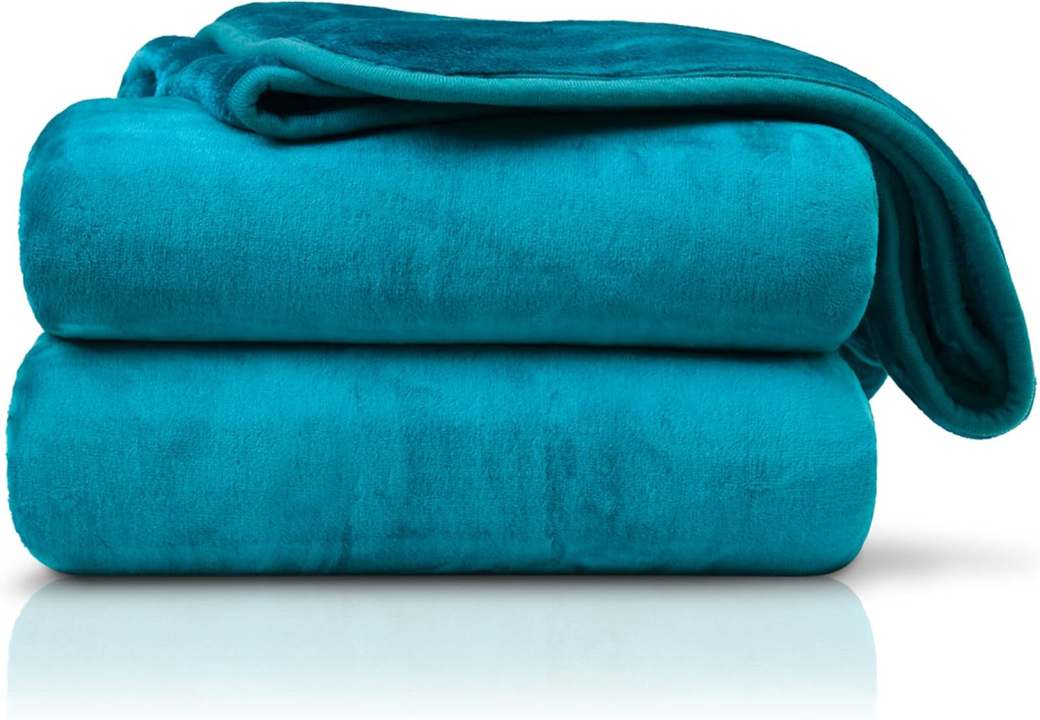 Amago - Bequeme Decke, Kaschmiroptik, 220 x 240 cm - Anthrazit Betten und Decken Amago Petrol Bequeme Decke 220 x 240 cm