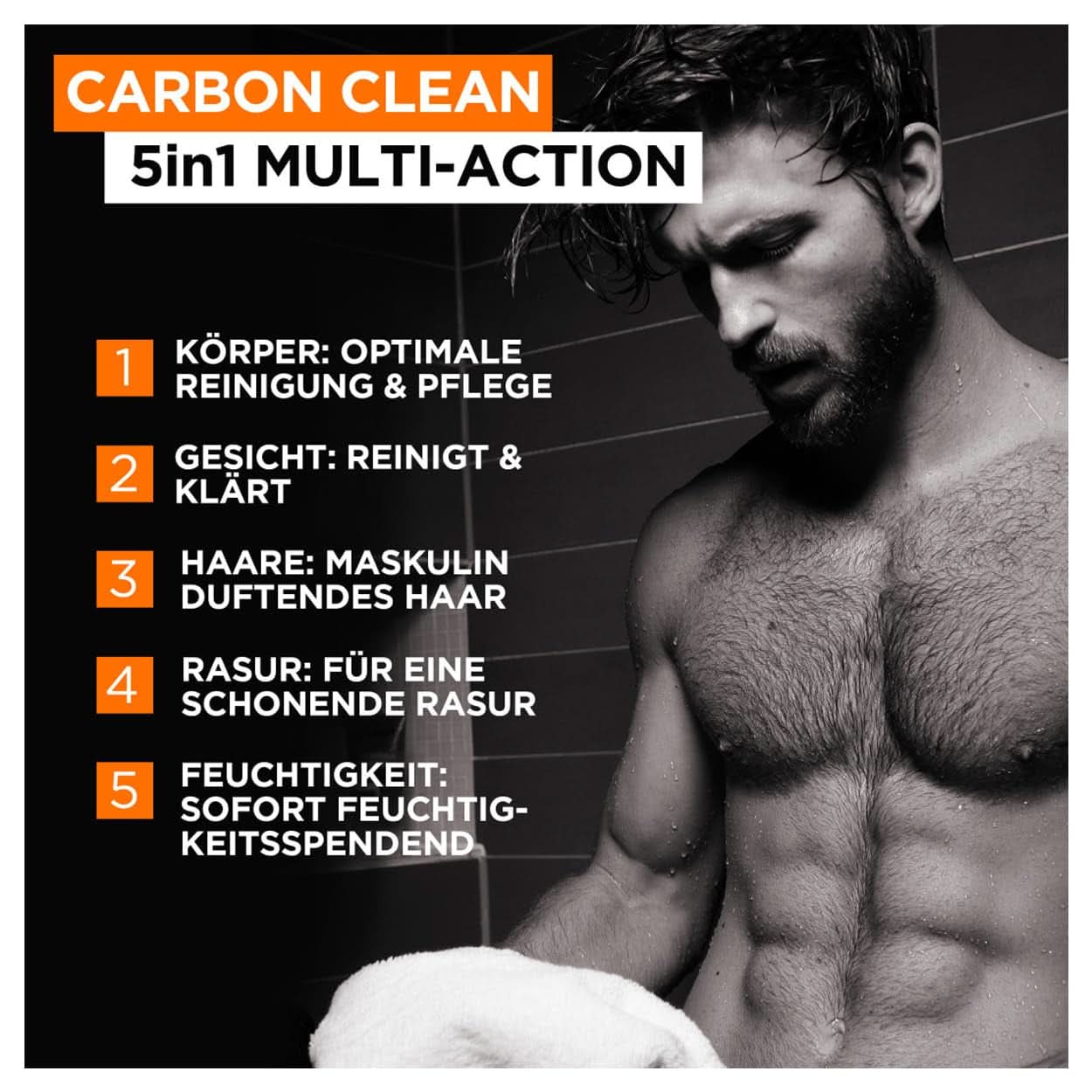 L'Oréal Men Expert XXXL 5In1 Duschgel und Shampoo für Männer, 1 Liter Naty Shop