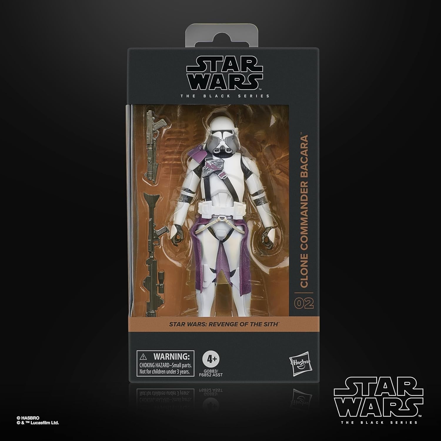 Star Wars Black Series Clone Commander Bacara, Star Wars: Ahsoka Premium-Sammelfigur (15 cm) Actionfiguren Naty Shop