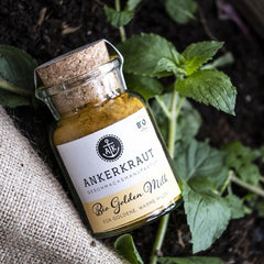 Ankerkraut Bio Golden Milk, Gewürz für goldene Milch, mit Kurkuma, Zimt und Ingwer, 75 g im Korkglas