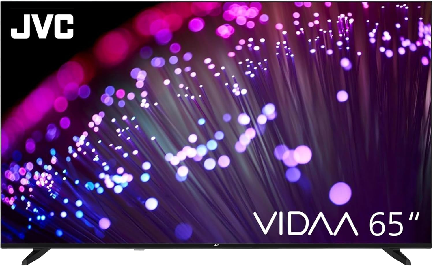 Televizor JVC LT-40VF4455 de 40 de inci, televizor Full HD cu diagonală de ecran de 102 cm și tuner triplu integrat, televizor LED negru