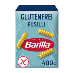 Glutenfreie Barilla Fusilli-Nudeln aus köstlichem Mais und Reis – perfekt für Menschen mit Zöliakie oder Glutenunverträglichkeit, 400 g