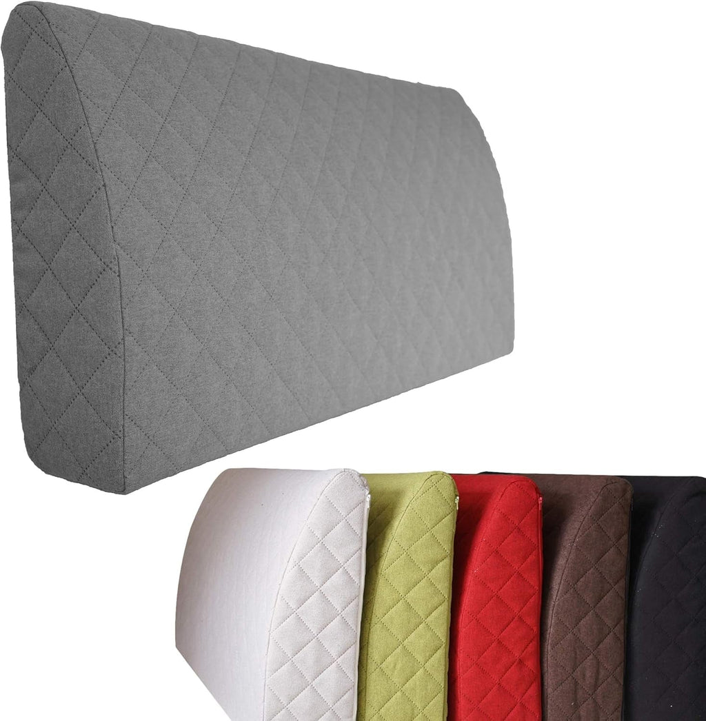 Sabeatex® spătar pentru pat, pernă de canapea, pernă de spătar pentru mobilier de lounge sau palet în 5 culori la modă. Lungime 90 cm, înălțime 45 cm Culoare: (gri) Perne lombare Naty Shop Gri