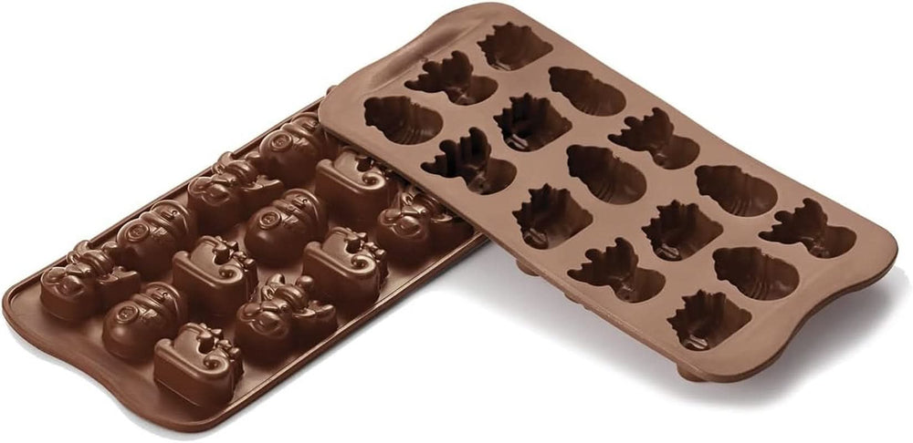 Silikomart 199194, für Schokoladenpralinen, Wintermotiv Kitchen Naty Shop